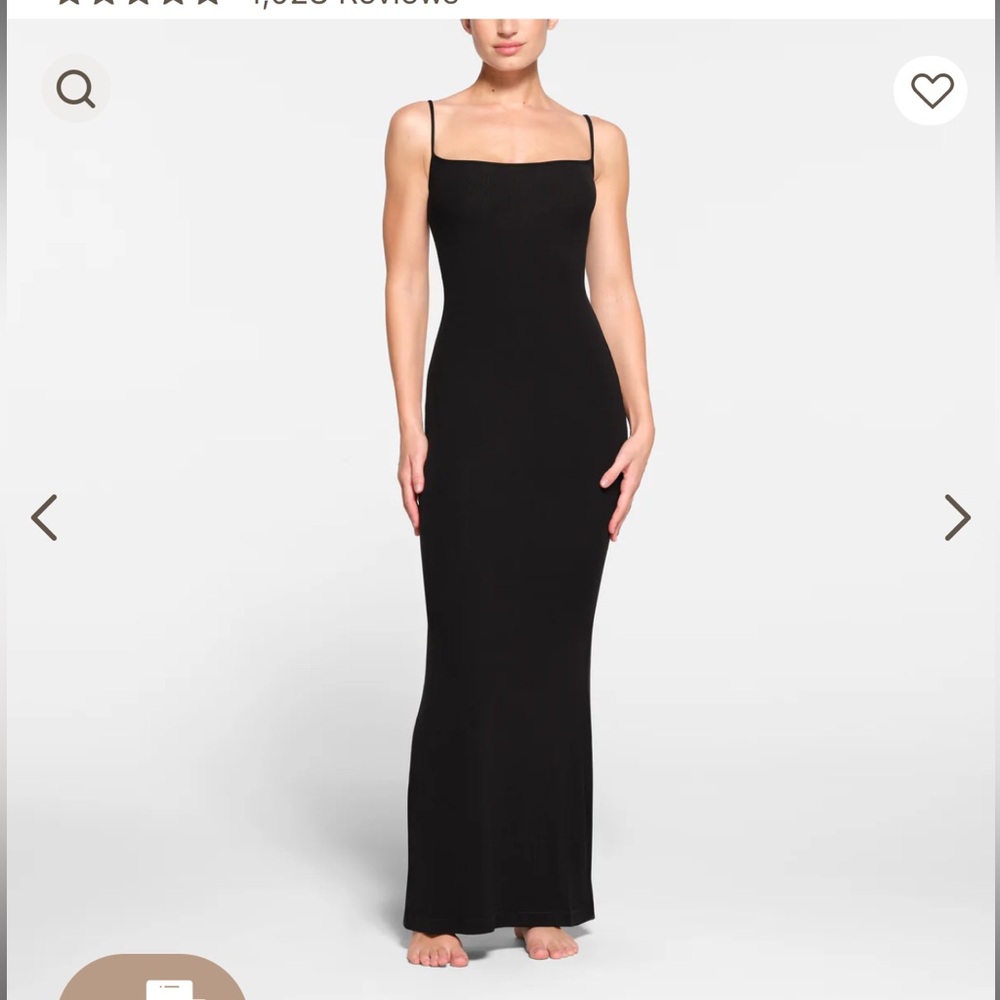SKIMS soft lounge long slip dress